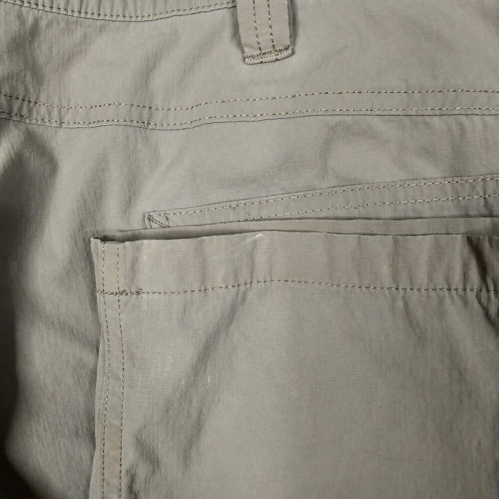 Carhartt Force Pants Mens 38x34 Green Ripstop Nylon Pocket Work Outdoor Stretch - Picture 12 of 16